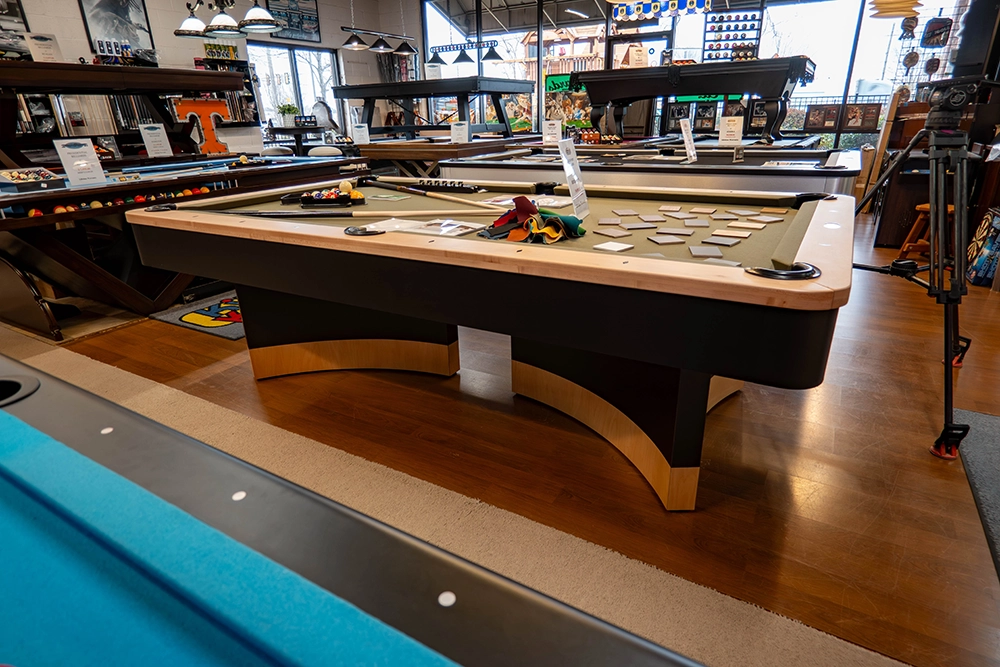 modern pool tables