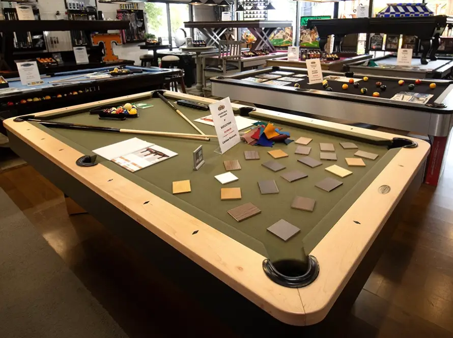 pool table selection
